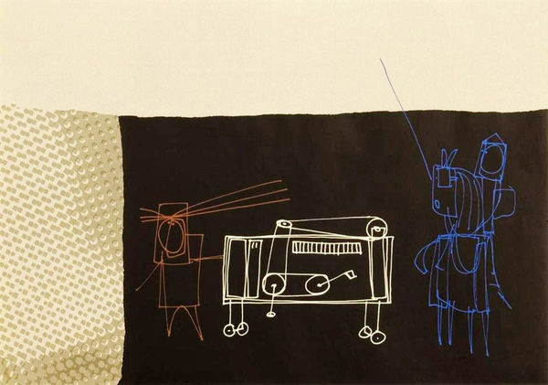 Ted Dutch (1928-2008) Mobile Computer, 1970 Handmade screenprint 38.0 x 73.0 cm