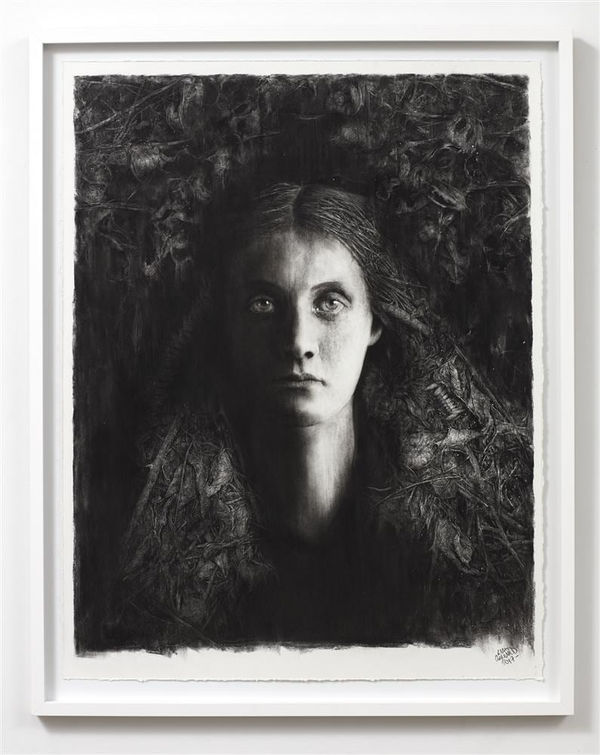 Liam Gerrard Go On, Stay Low, 2017 charcoal on paper 92.0 x 71.0 cm