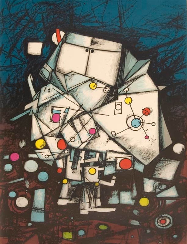 Ted Dutch (1928-2008) Paper Aeroplane Man, 1999 handmade screenprint on paper, edition of 18 72.0 x 55.0 cm