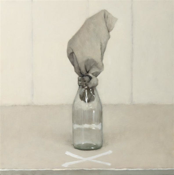 Damien Kurth Cream Puff, 2016 oil on canvas 40.0 x 40.0 cm