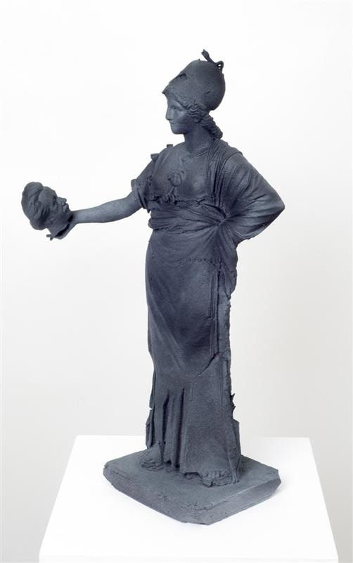 Brit Bunkley Minerva and Einstein, 2014 PLA plastic, enamel paint, edition of 3 + 1 AP 48.0 x 20.0 x 20.0 cm