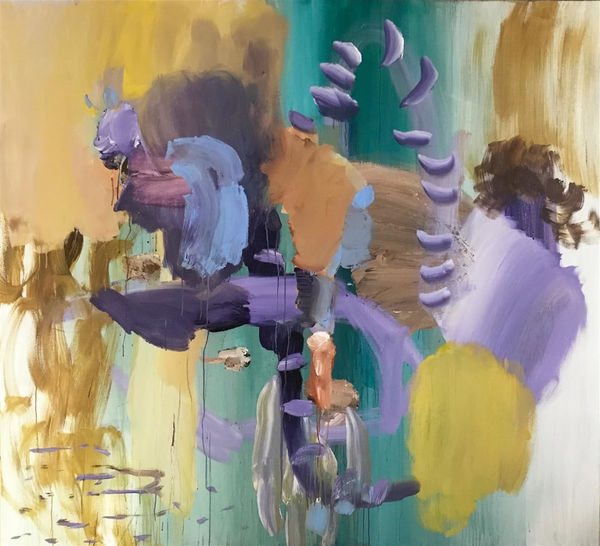 John Oxborough Machine III, 2019 acrylic on canvas 167.0 x 152.0 cm