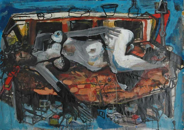 John Oxborough, Reclining with Couch, 2006