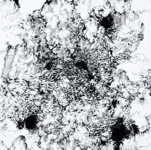 Yoshiko Nakahara Yoshiko Nakahara, Ripple, 2015 ink on paper 20.0 x 20.0 cm