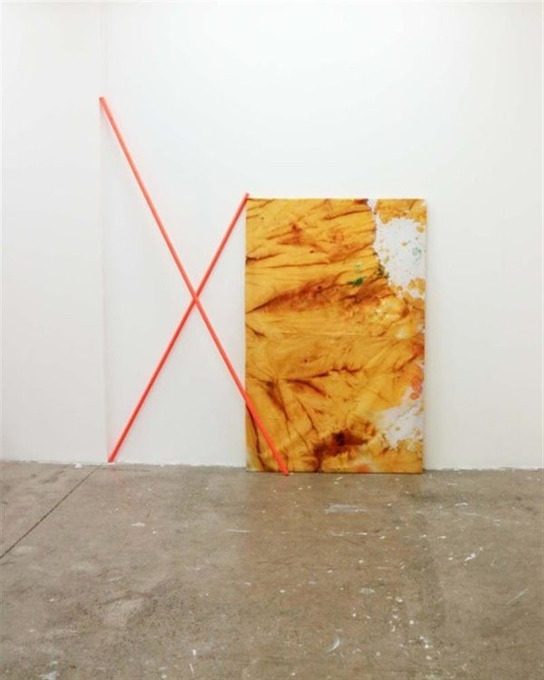 Leicester Elias The Shroud of Turin, 2018 print making ink on linen 160.0 x 100.0 cm