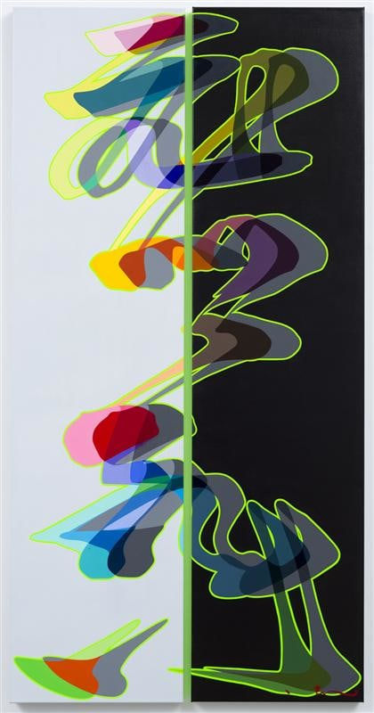 Shintaro Nakahara Neo Green, 2014 Acrylic on canvas 183.0 x 95.0 cm
