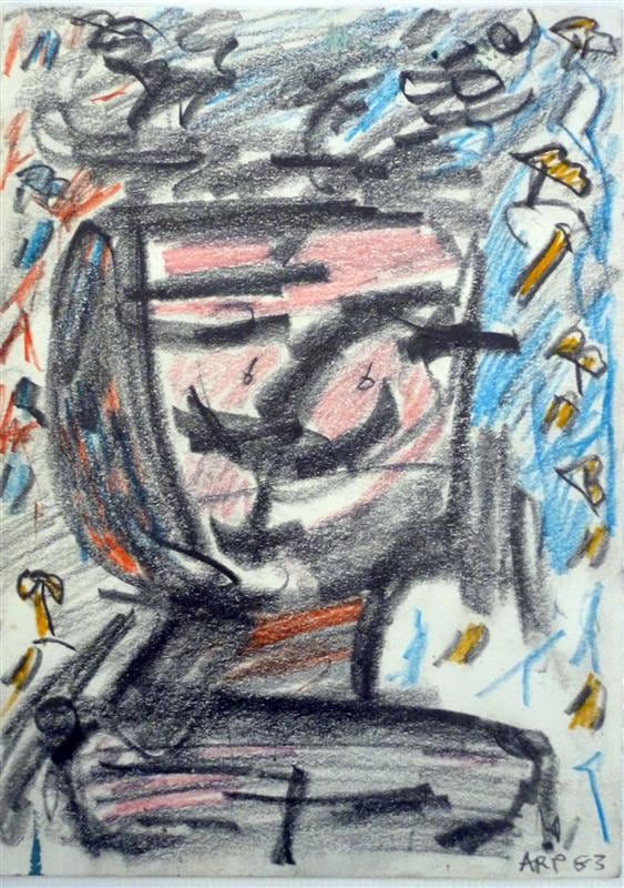 Alan Pearson The Publisher, 1983 Graphite and crayon on paper 200 x 150 mm