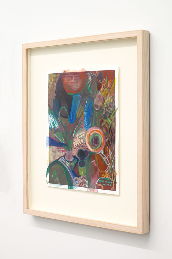Julia Holderness Still Life Ashenby, 2025 Watercolour and gouache on painted paper 400 x 480 mm framed