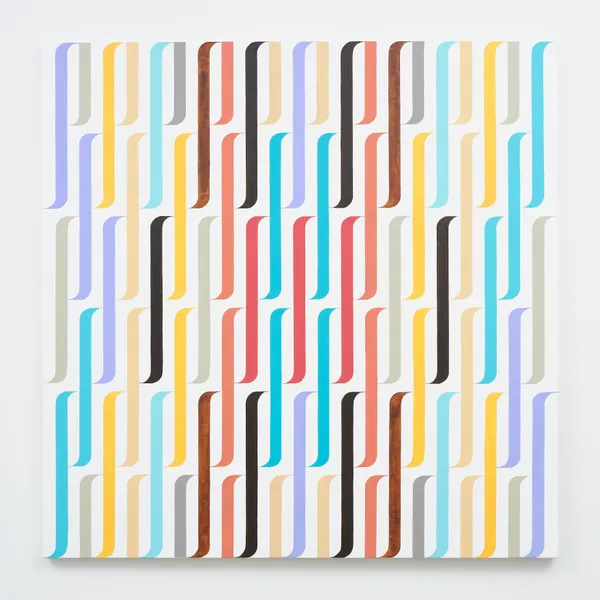 Jon Tootill Harakeke (13), 2025 Acrylic on linen canvas 1300 x 1300 mm