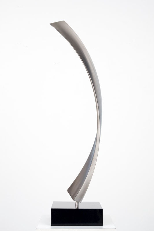 Ben Foster Ribbon 5, 2014 Stainless steel 114.0 x 24.0 x 23.0 cm