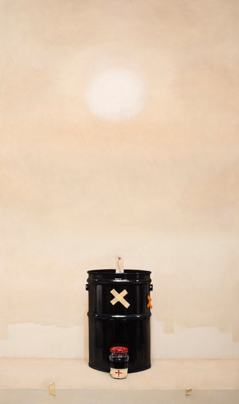 Damien Kurth Super Collider, 2014 Oil on canvas 200.0 x 120.0 cm