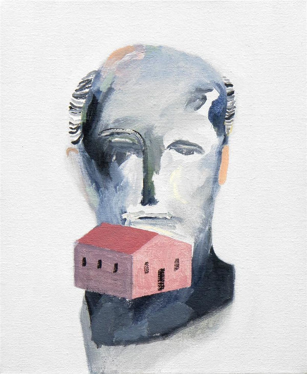 Alan Ibell The House of the Poet, 2016 acrylic on canvas 30.0 x 25.0 cm