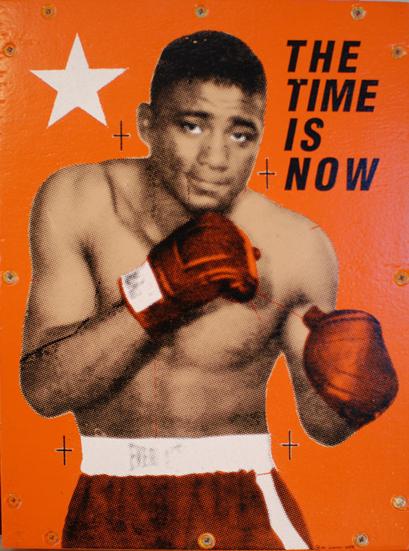 Mark Ussher, The Time Is Now (Orange), 2008