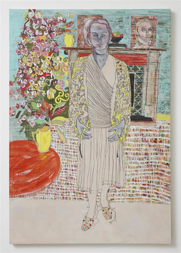 Brendan McGorry Sweet Angel of Kerepehi II, 2019 acrylic and charcoal on canvas 1600 x 1100 mm