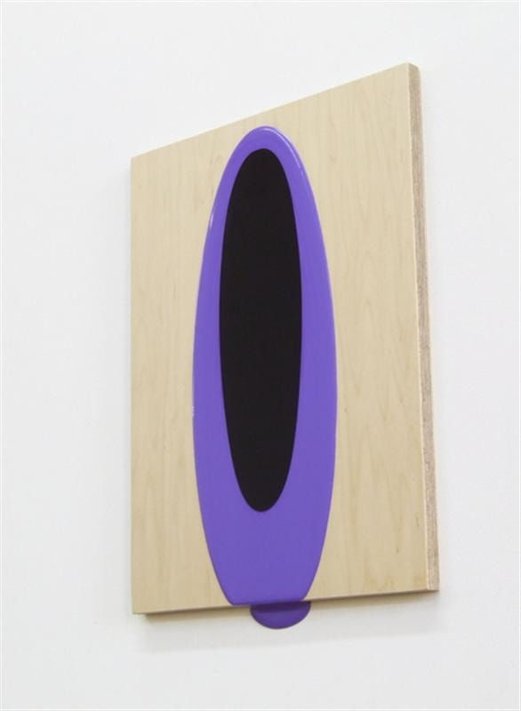 Helen Calder, Paused painting purple, 2008