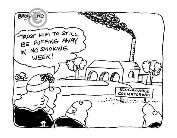 Peter Bromhead, No Smoking Week, 1989