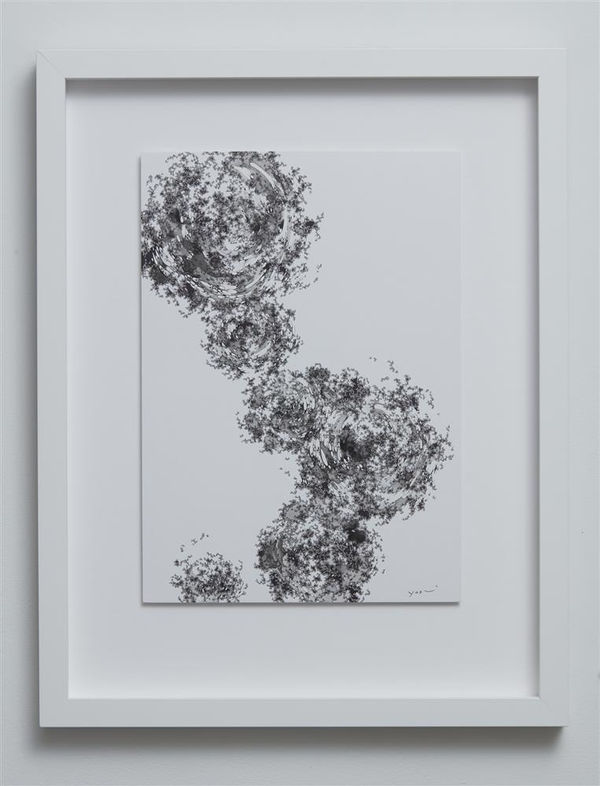 Yoshiko Nakahara Yoshiko Nakahara, Letting Up I, 2017 ink on card 42.6 x 29.7 cm