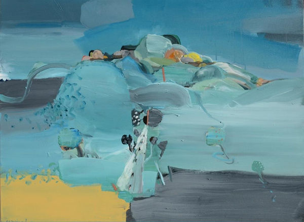 John Oxborough Hills to Highcliff VI, 2013 Acrylic on canvas 75.0 x 101.0 cm