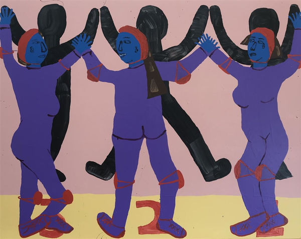 Claudia Kogachi Ganbatte!, 2019 acrylic on canvas 135.0 x 170.0 cm