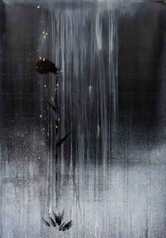 Cruz Jimenez King's Rose #4, 2015 Mixed media on paper 158.0 x 118.0 cm