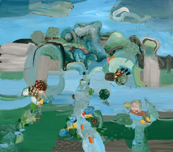 John Oxborough Good Friday, Auckland, 2013 Acrylic on canvas 121.5 x 137.0 cm