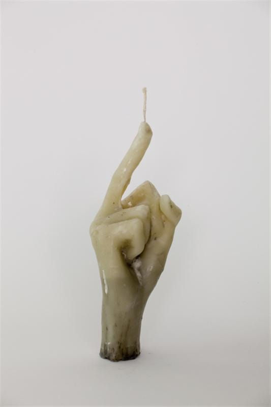 Josephine Cachemaille Fight the Power II, 2010 Wax and wick 240 x 90 x 30 mm