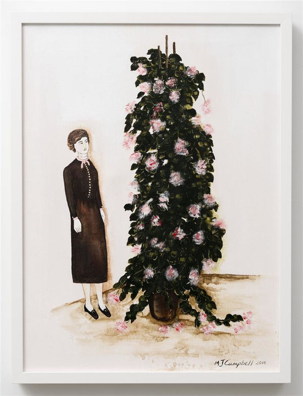 Megan Campbell Happy Birthday Marjorie, 2016 oil on canvas 44.5 x 60.0 cm