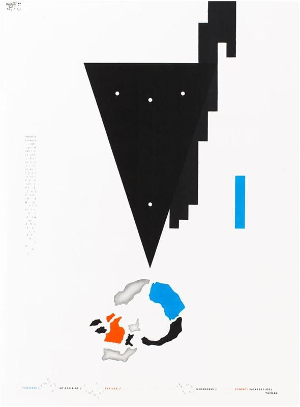 Matthew Moriarty The Fall, 2011 Etching, acrylic polymer and oil on board 113.5 x 85.0 cm