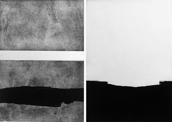 Simon Kaan Untitled 8-15, 2015 Single edition intaglio print 82.0 x 130.0 cm