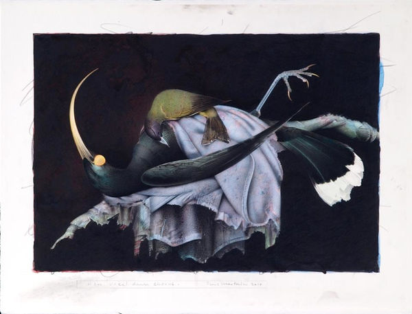 Paul Martinson Non Vocal Dawn Chorus, 2010 Watercolour on paper 70.0 x 100.0 cm