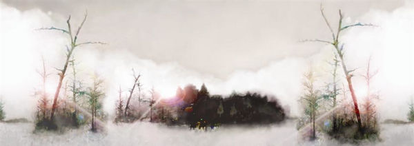Damien Kurth Roller, 2011 Limited edition digital painting (ed. 4) 34.5 x 70.0 cm