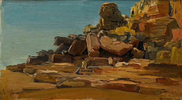 Alfredo Keil, Vista de Falésia com Figura