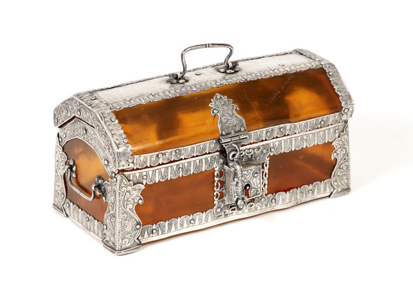 An Indo-Portuguese Casket , India, Gujarat and Goa (mounts); 2nd-half of the 16th century