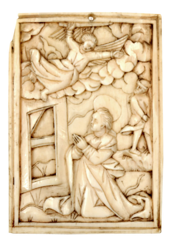 "The Life of Saint Catherine" Plaque, China, 17th c.