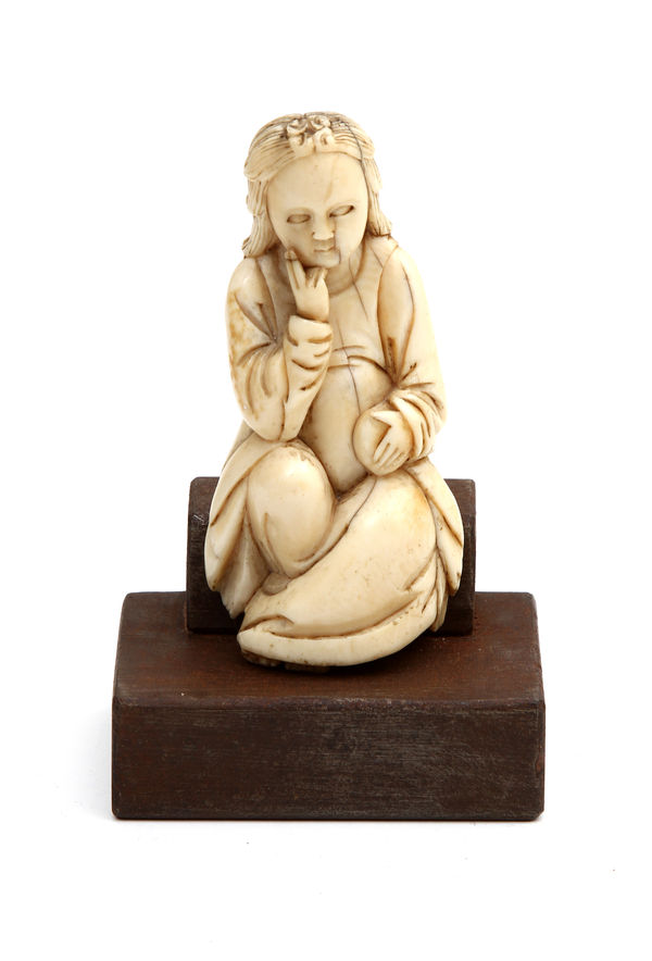 A Seated Baby Jesus — Salvator Mundi, China, Ming dynasty, late 16th – early 17th c.