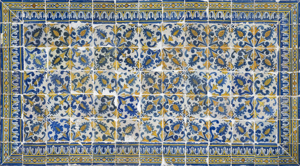 2 "Massaroca" tile paneling, Portugal, 17th c.