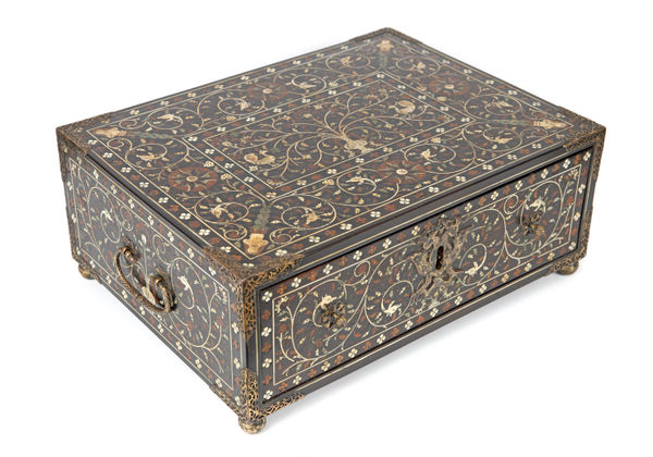 An Indo-Portuguese writing box, India, Gujarat, 16th c.