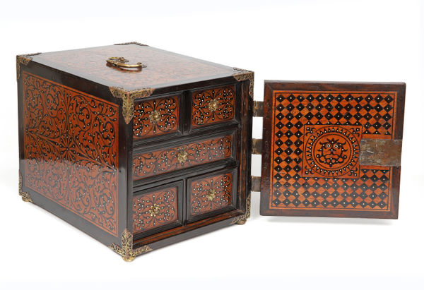 An Indo-Portuguese cabinet (ventó), India, Goa, 17th century