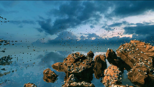 Petra Cortright, new landscape 2023 (heaven_5), 2023