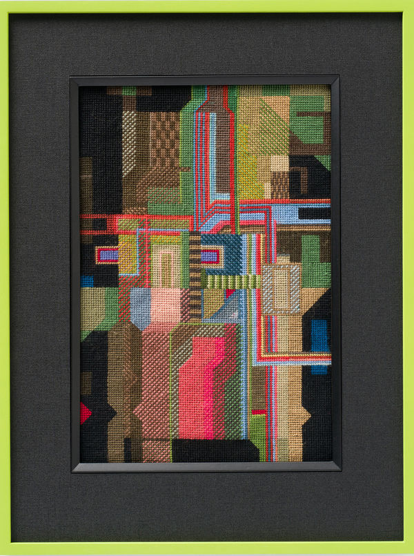 Lisa Young, Lime Green Frame, 2021