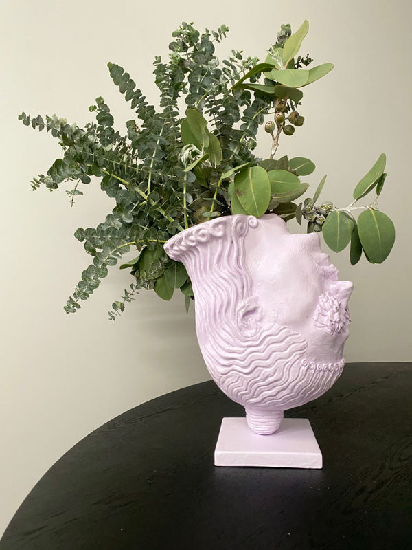 Jake Preval, Piss Up (History Inverts Vase, Lilac), 2023