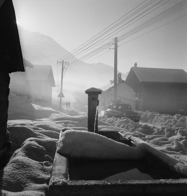 Argentières sous la neige, 1940 Tirage argentique sur papier baryté 40x50 cm Edition of 15