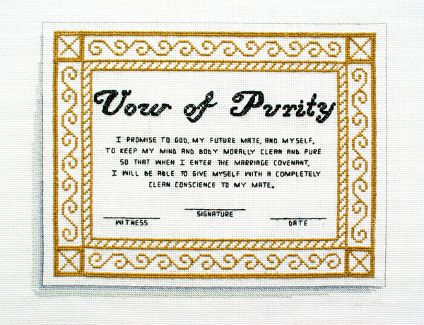 Katrina Majkut - Vow of Purity Certificate, 2024