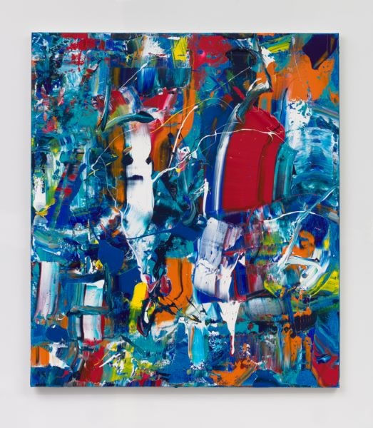 Michael Reafsnyder Blast Off, 2023 acrylic on linen 46 x 40 inches