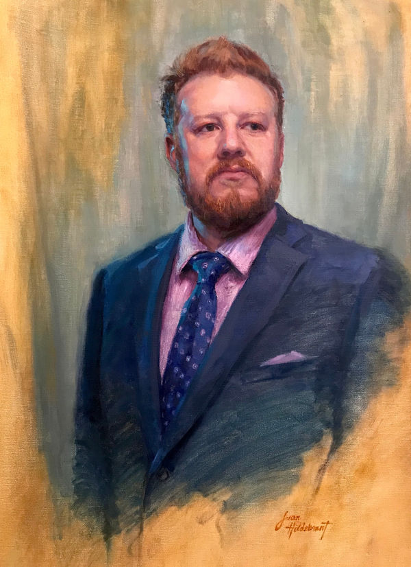 Jean Hildebrant, Portrait of Red Haired Male