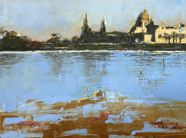 Best & Brightest 2026 Alexandra Medina "Dubrovnik at Dusk" Oil 11"x14" $575