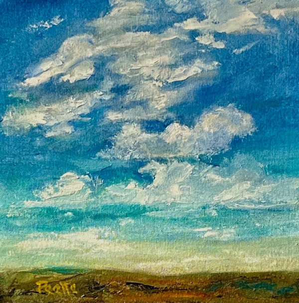Best & Brightest 2026 John Peelle "Nice Day" Oil 8"x8" Small Works $500