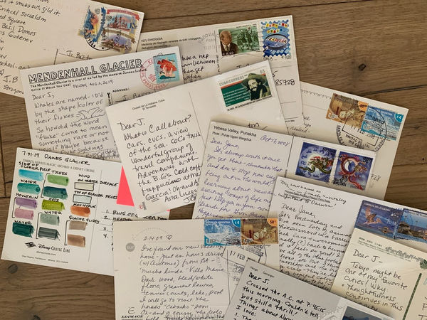 Jane Barton, Written Postcards