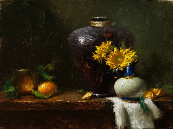 Best & Brightest 2026 Arena Shawn "Kingdom of the Sun" Oil 6"x8" Small Works $595