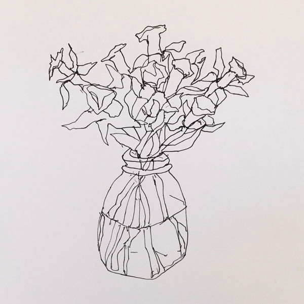 Best & Brightest 2026 Martha Goodrich "Daffodils" Drawing 8"x 8" $250